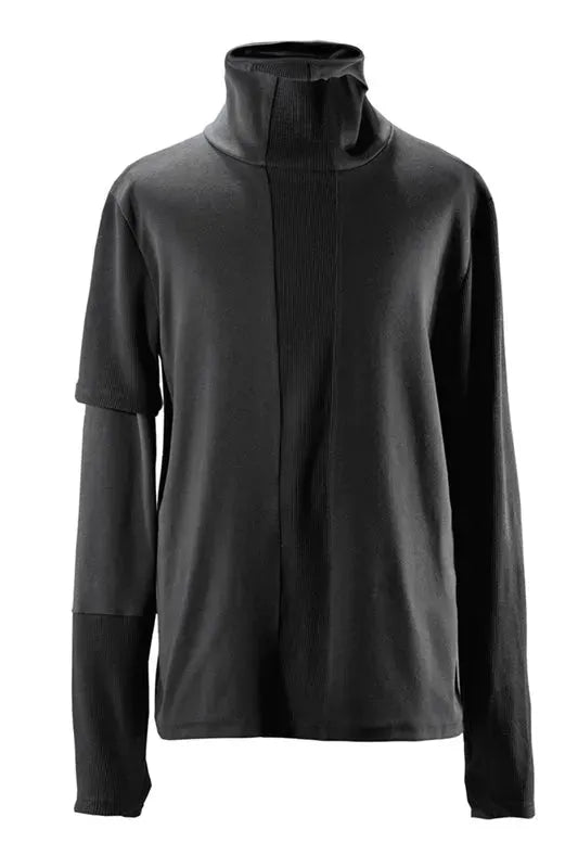 Functional High Neck Long Sleeve Finger T-shirt Men - Bellarte Enchanté Functional High Neck Long Sleeve Finger T-shirt Men